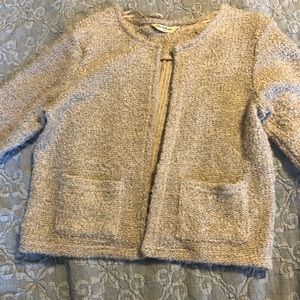 Pale pink boule coatigan